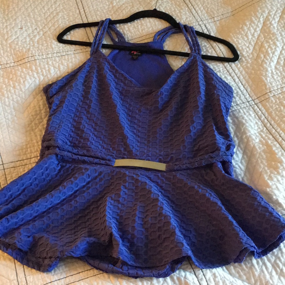 Bebe peplum top